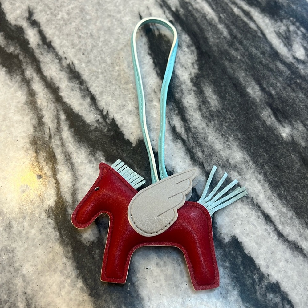 Horse with wings bag charm